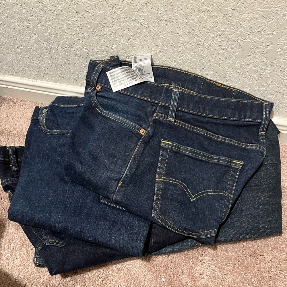 4 pairs Levi's Classic Indigo Jeans